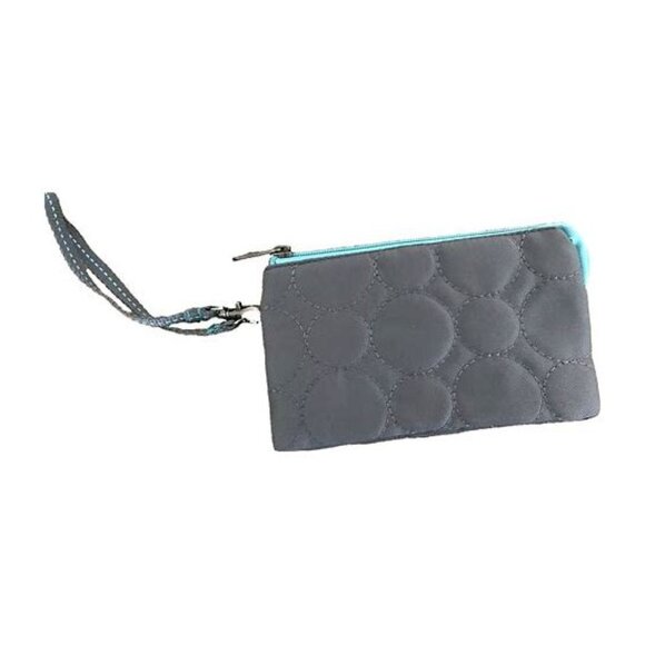 Thirty One Wallet Wristlet Vary You 3-Compartment black Quilted - Picture 1 of 4